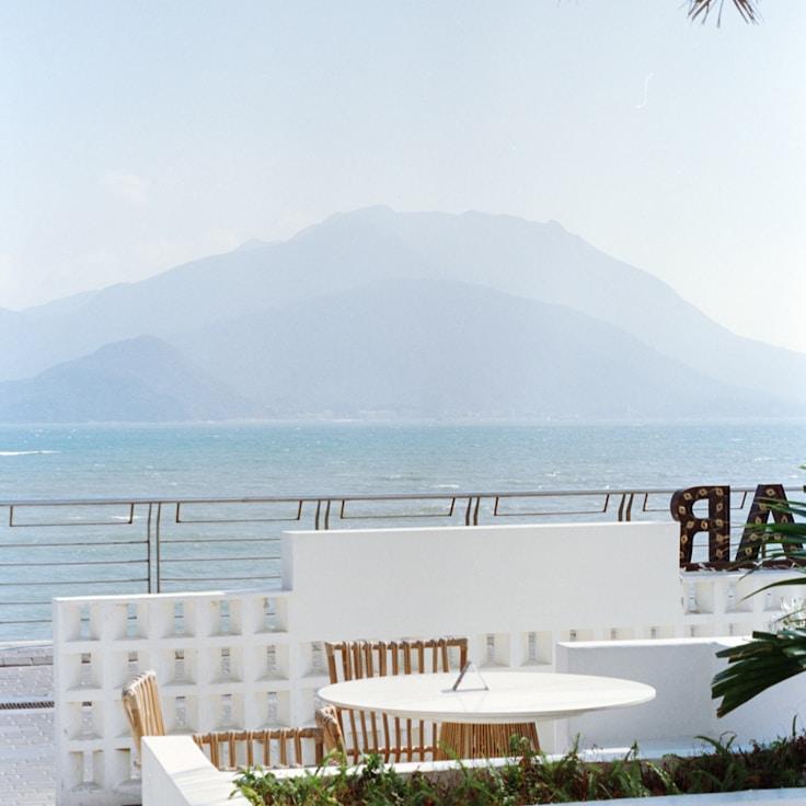 Entertainment zone at night in Italy